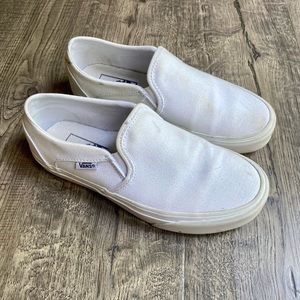 Women’s White Vans Size 6